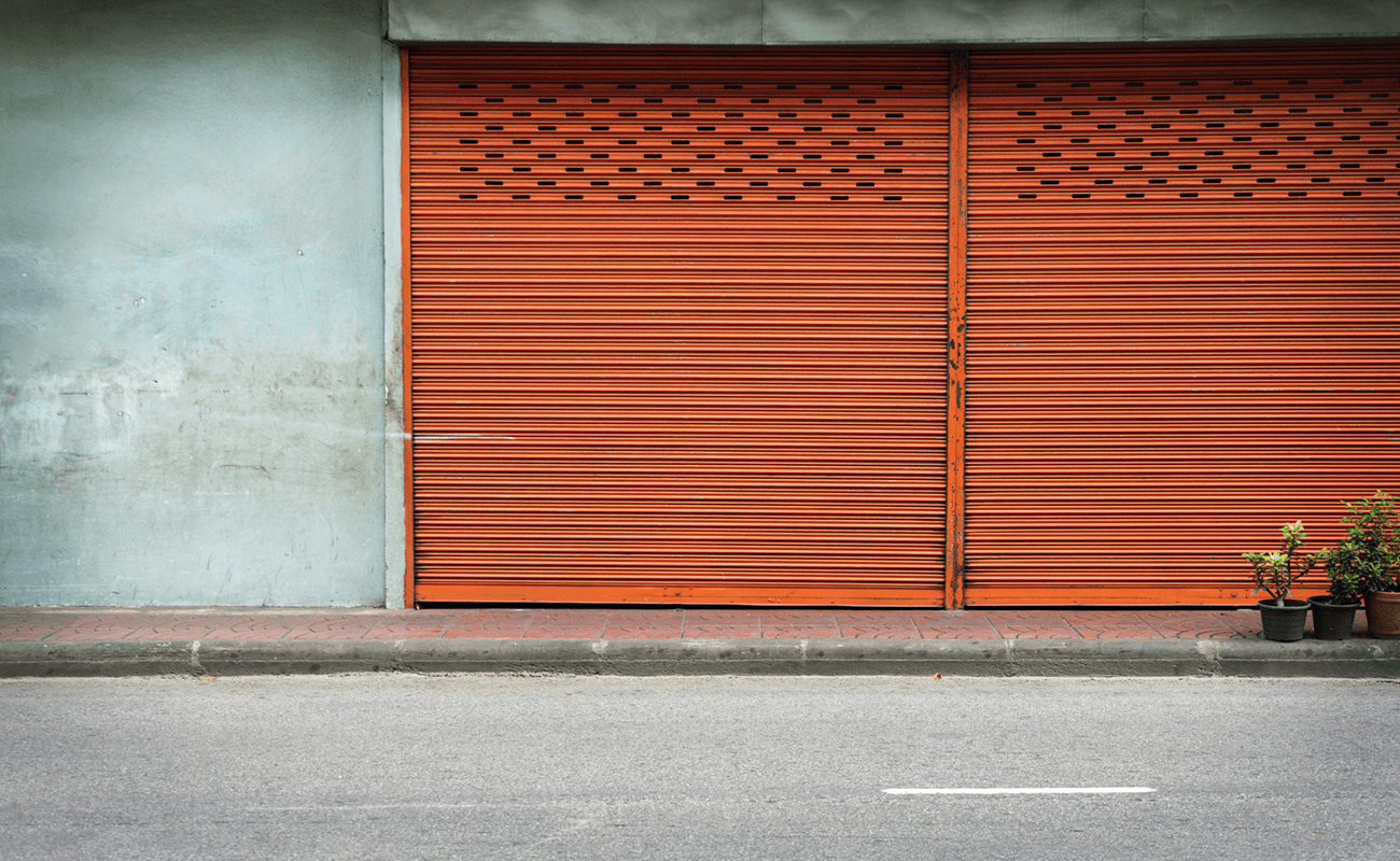 La Réunion magasin fermé