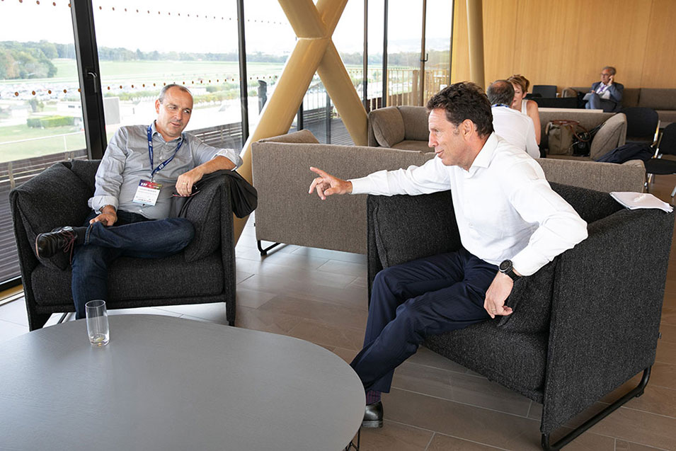 Geoffroy Roux de Bézieux et Laurent Berger