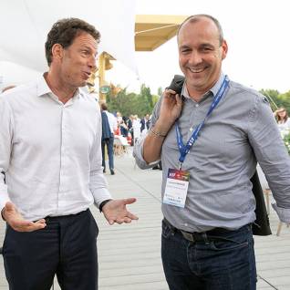 Geoffroy Roux de Bézieux et Laurent Berger